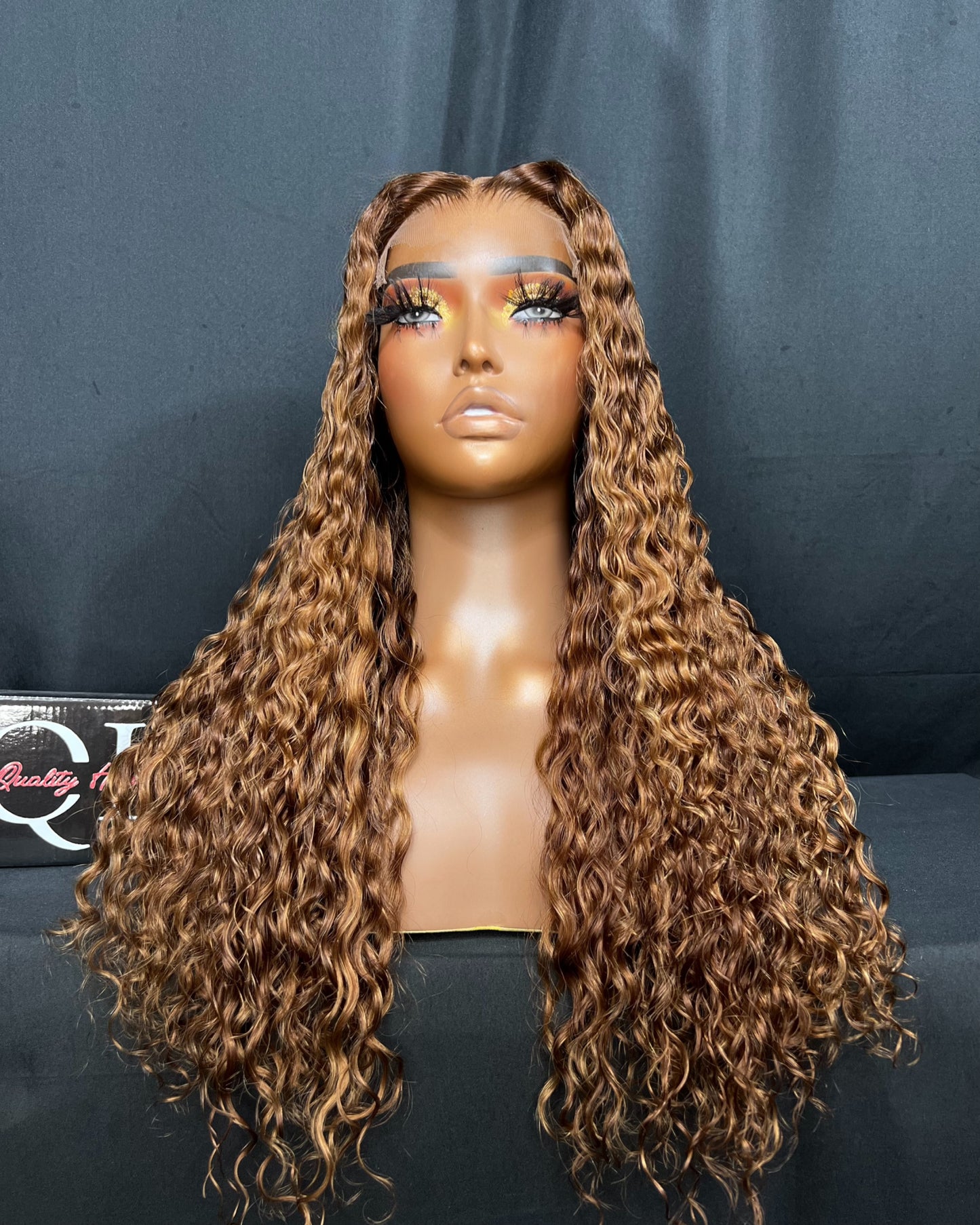 “SHEMIDA” 5x5 HD LACE CLOSURE, 20-INCH, CURLY, LAST 2 YEARS, READY TO WEAR WIG