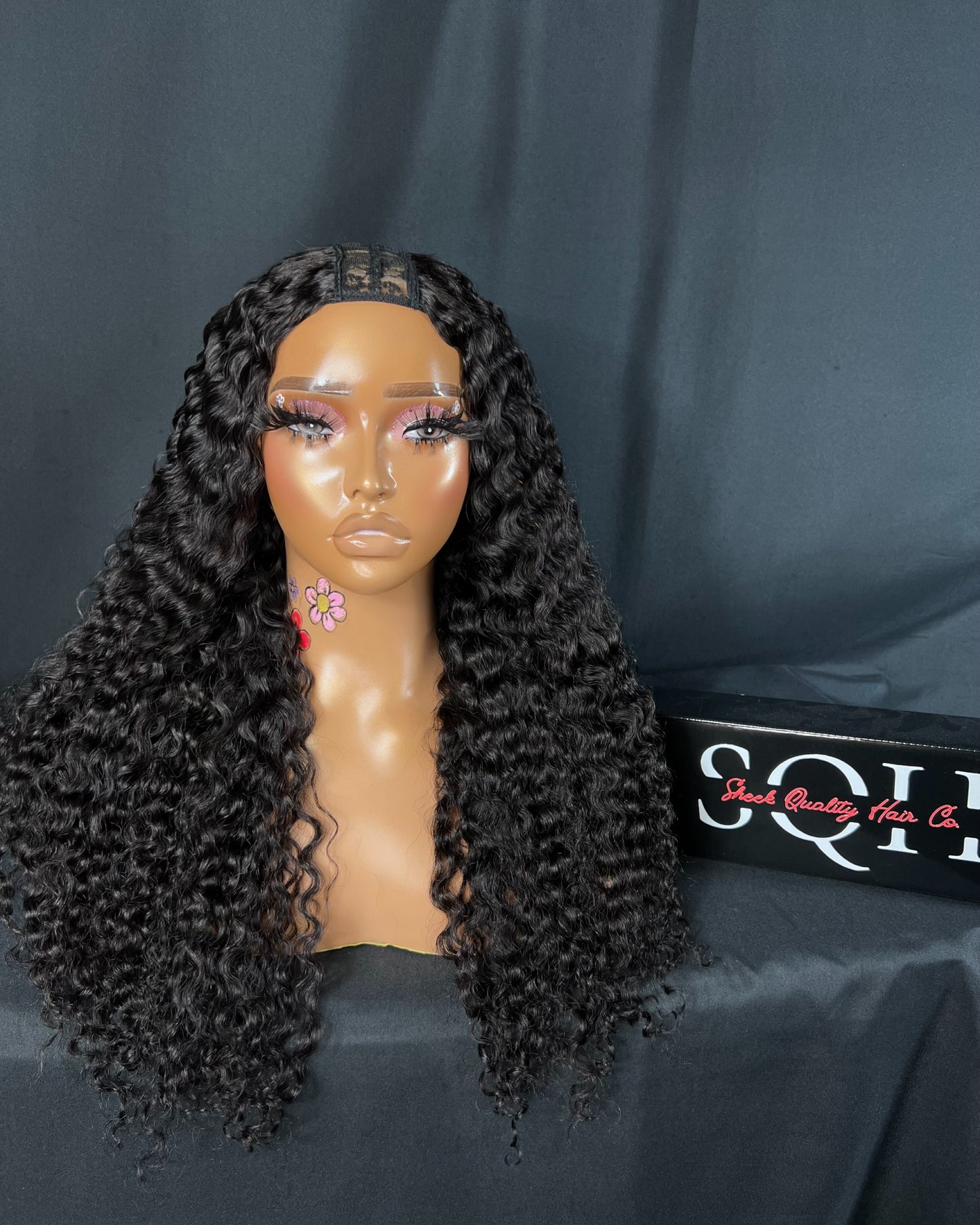 ISLAND CURL, U-PART, 20-INCH, LAST 2 PLUS YEARS, READY TO SHIP WIG