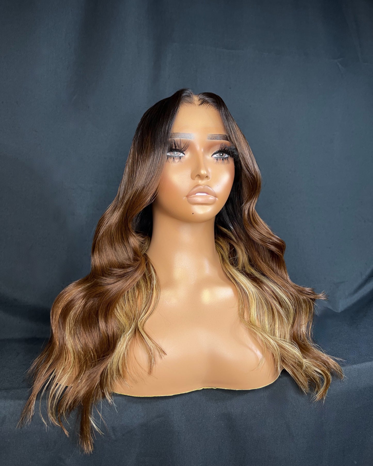 “KETTA” LARGE CAP, LAST 3 YEAR PLUS, 5x5 CLOSURE, HD LACE, 16-INCH, STRAIGHT, READY TO SHIP WIG