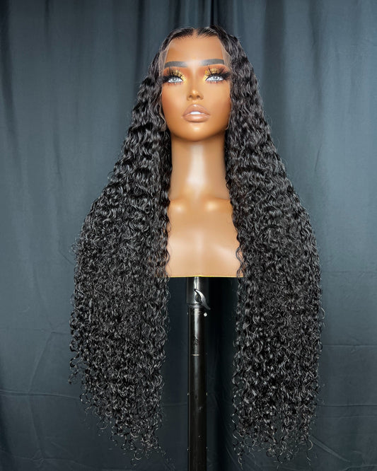 "SANAIYA 30 INCHES" CUSTOMIZED WIG, CURLY WIG, FULL FRONTAL LACE WIG