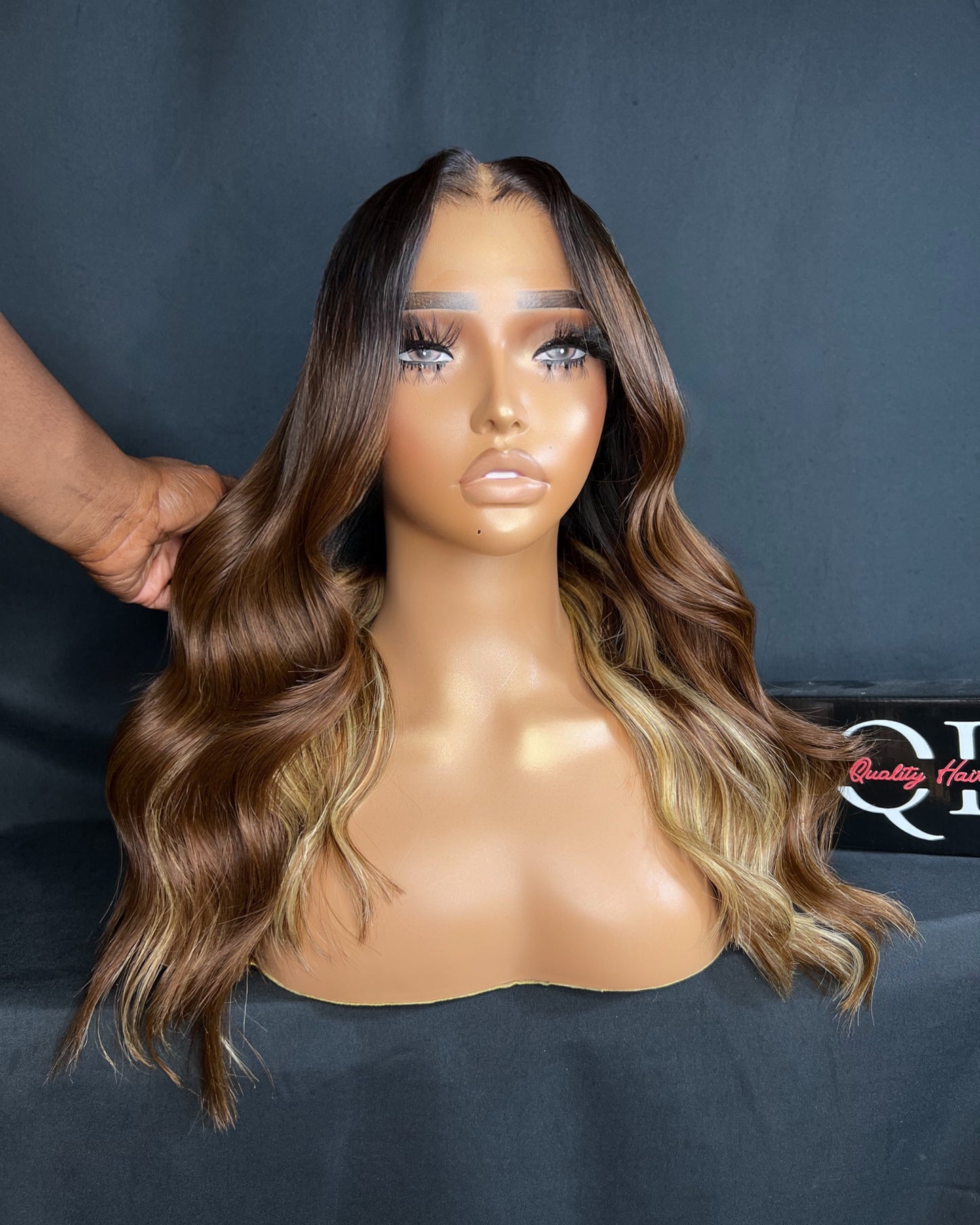 “KETTA” LARGE CAP, LAST 3 YEAR PLUS, 5x5 CLOSURE, HD LACE, 16-INCH, STRAIGHT, READY TO SHIP WIG