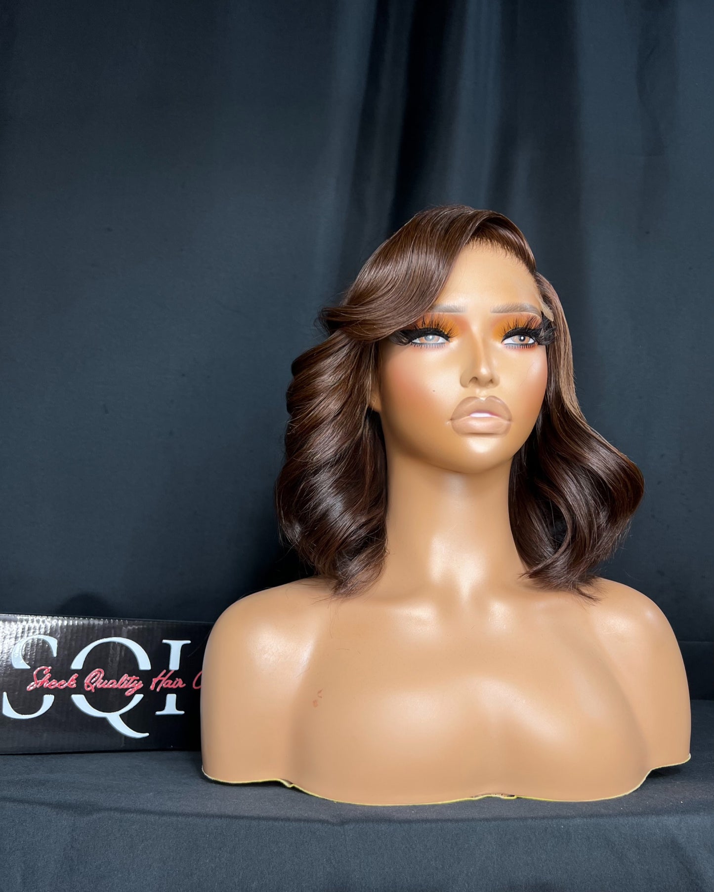 "PENNY" 5X5 HD LACE, NATURAL WAVE, 14-INCH, LAST 2 YEAR PLUS, READY TO SHIP WIG