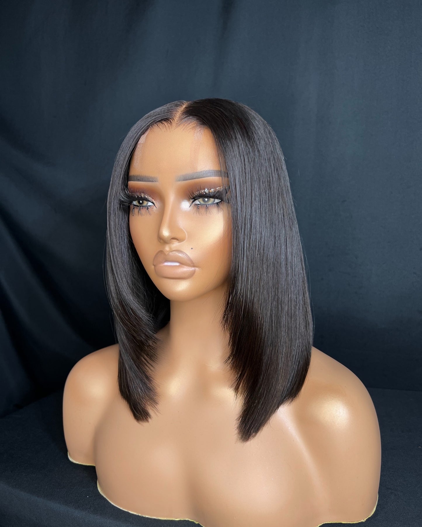 “PILLAR” LARGE CAP, 2x6 CLOSURE, HD LACE, STRAIGHT, BLUNT CUT BOB, LAST 3 YEAR PLUS, READY TO SHIP WIG