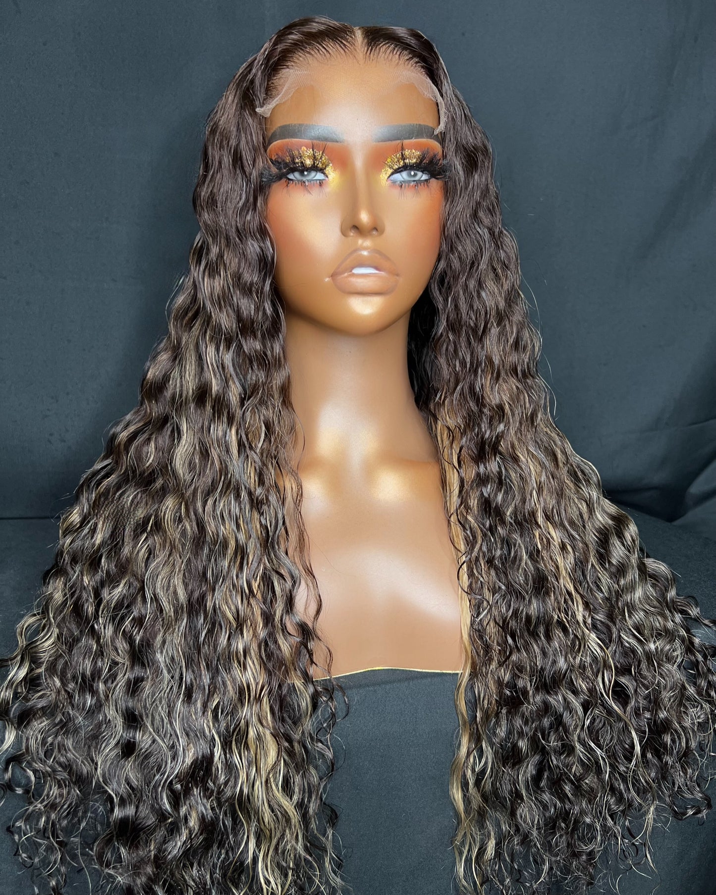 “HAILEY” 5X5 HD LACE CLOSURE, 20-INCH, GLUE-LESS, BEST CURLY HAIR, READY TO SHIP WIG