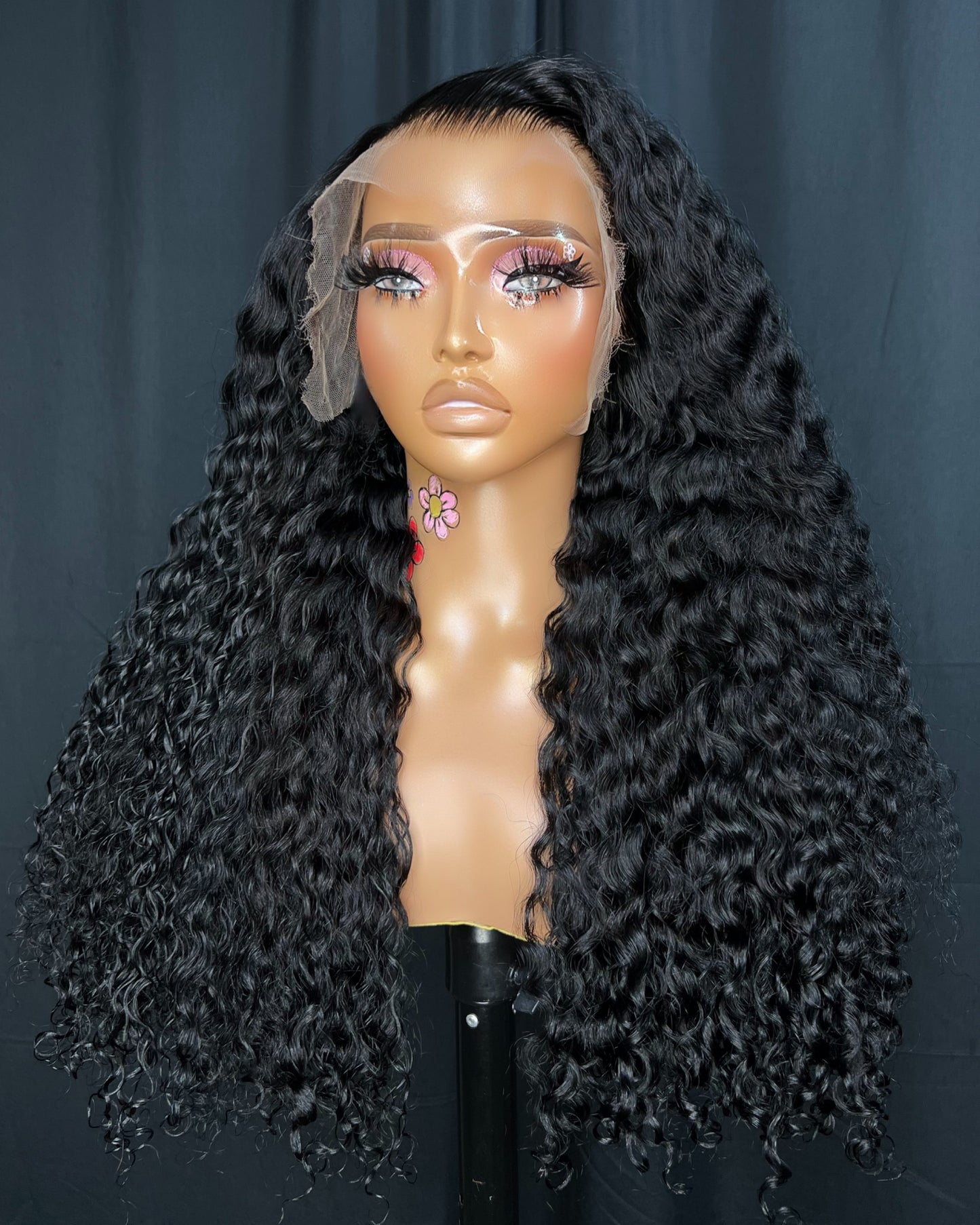 "CONSTANCE" 13X6 HD LACE FRONTAL, 22 POLEGADAS, TEXTURA CACHEADA, PERUCA FÁCIL DE USAR