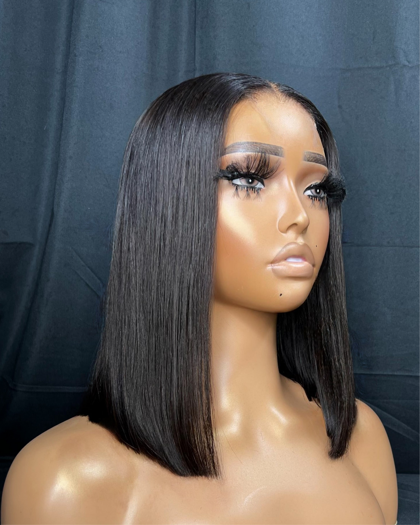 “MONTANA” 2x6 CLOSURE, HD LACE, 13-INCH, STRAIGHT, BLUNT CUT WIG, LAST 1-2 YEARS, READY TO SHIP WIG