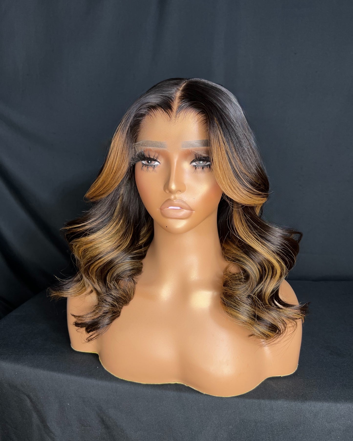 “KENNA” 5x5 HD LACE CLOSURE, 16-INCH, BODY WAVE, LAST 3 PLUS YEARS, READY TO SHIP WIG