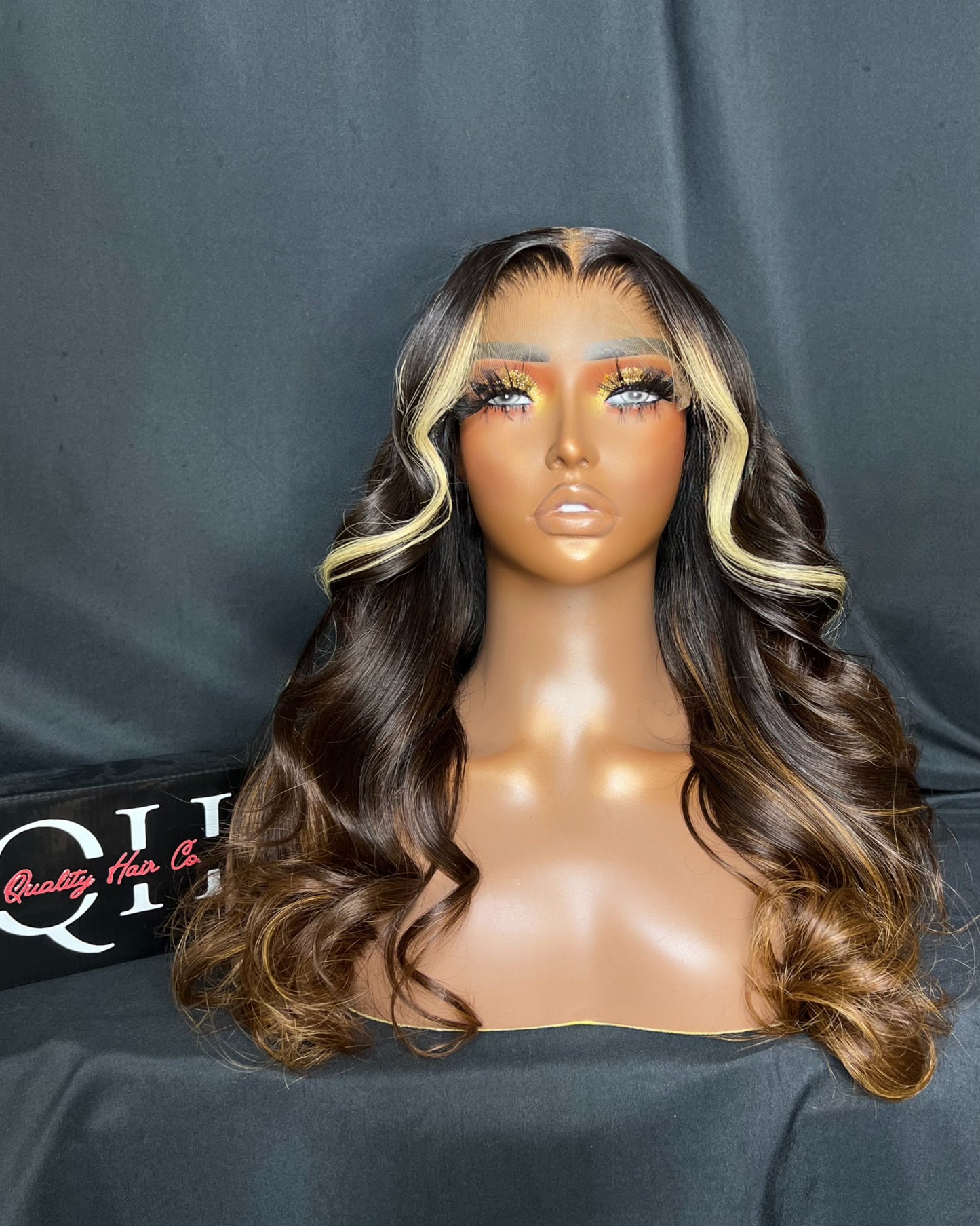 “FANCY” 6x6 LACE CLOSURE, HD LACE, 22-INCH, BODY WAVE, GLUELESS, LAST 3 PLUS YEARS, READY TO SHIP WIG