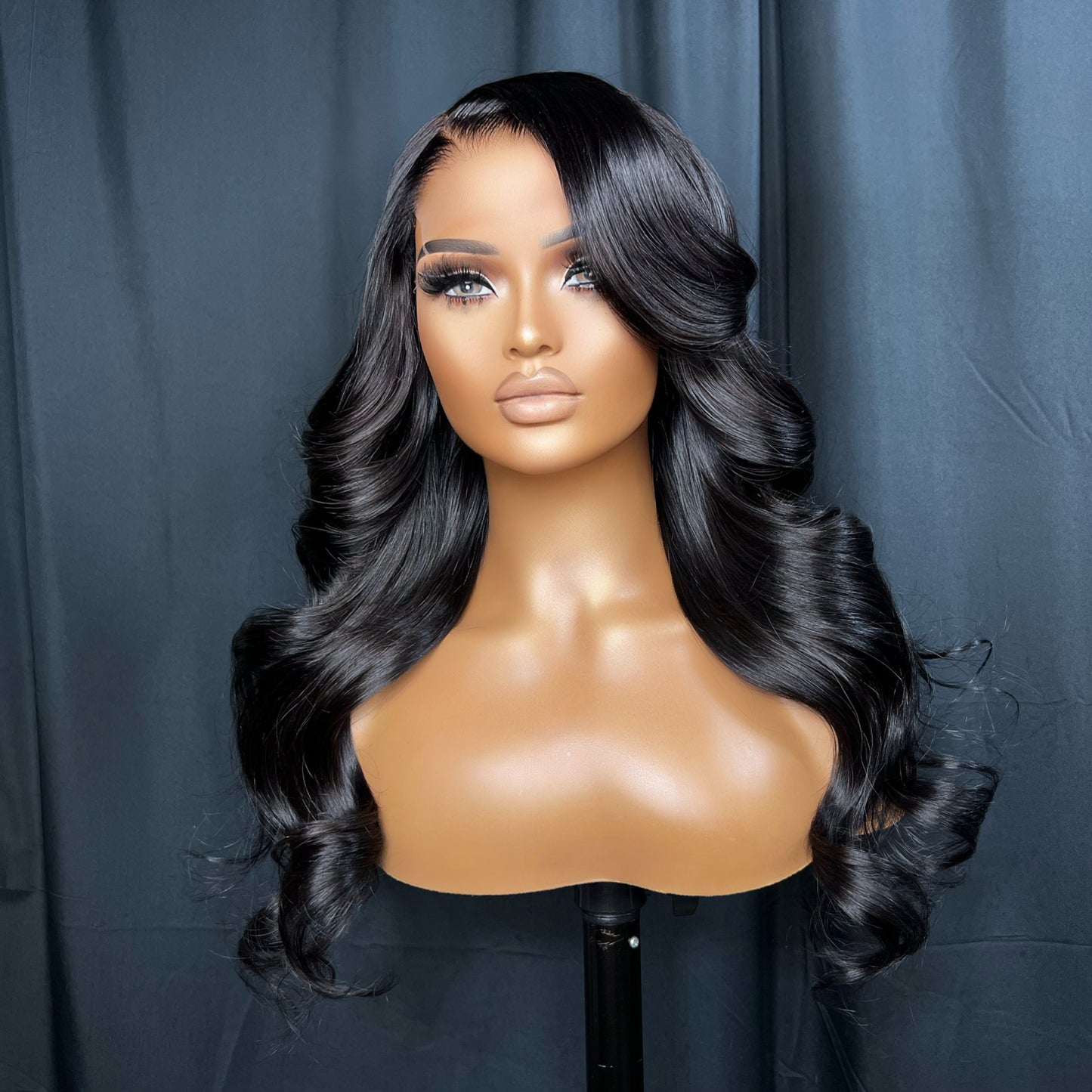 “BERNICE” READY TO SHIP WIG, GLUELESS LACE WIG, 5X5 TRANSPARENT LACE CLOSURE, 20 INCH BEAUTIFUL WIG