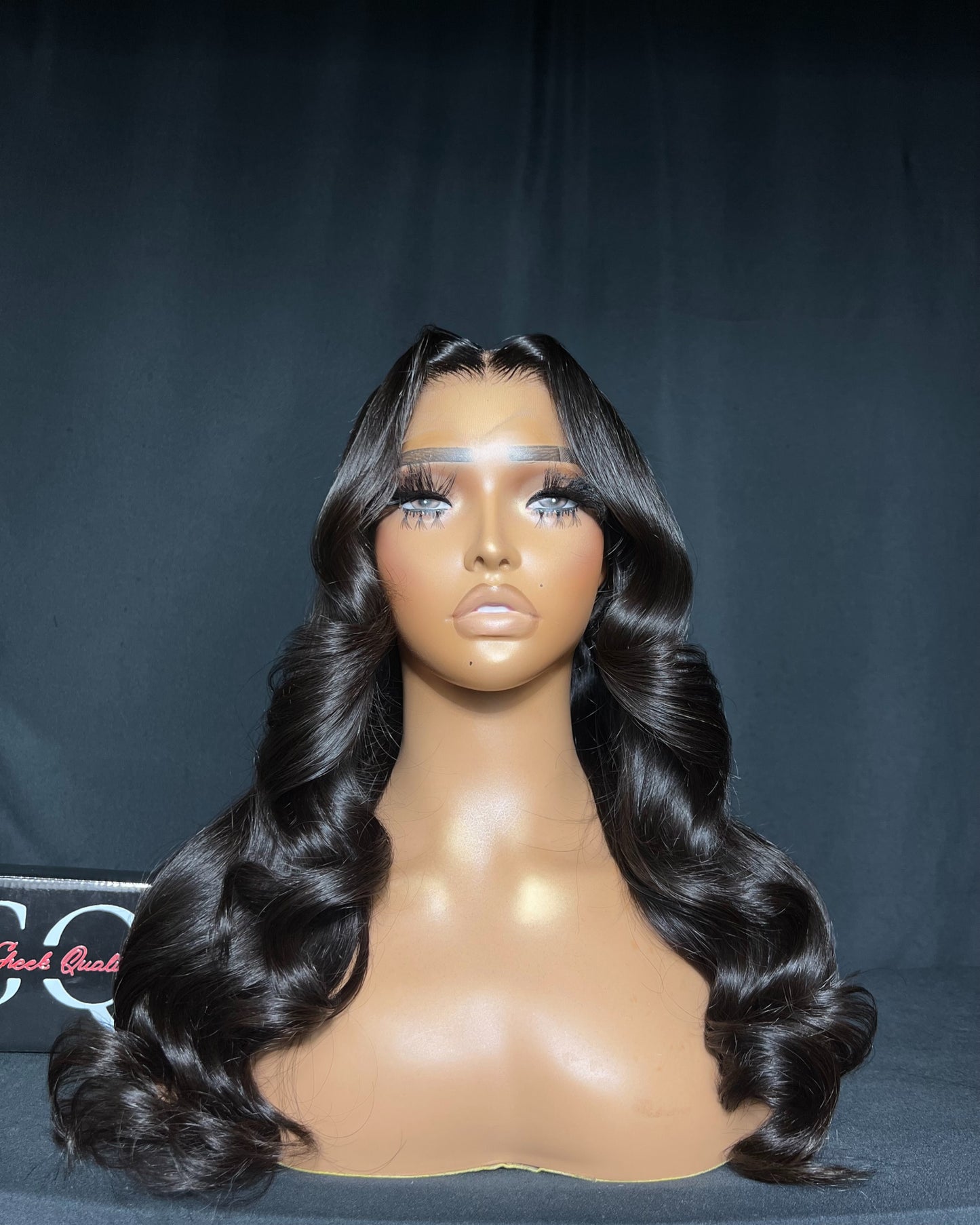 “DEIDRE” (Ready to Ship Wig) PRE-MADE, 5x5 CLOSURE, HD LACE, 18-INCH, BODY WAVE, READY TO WEAR WIG