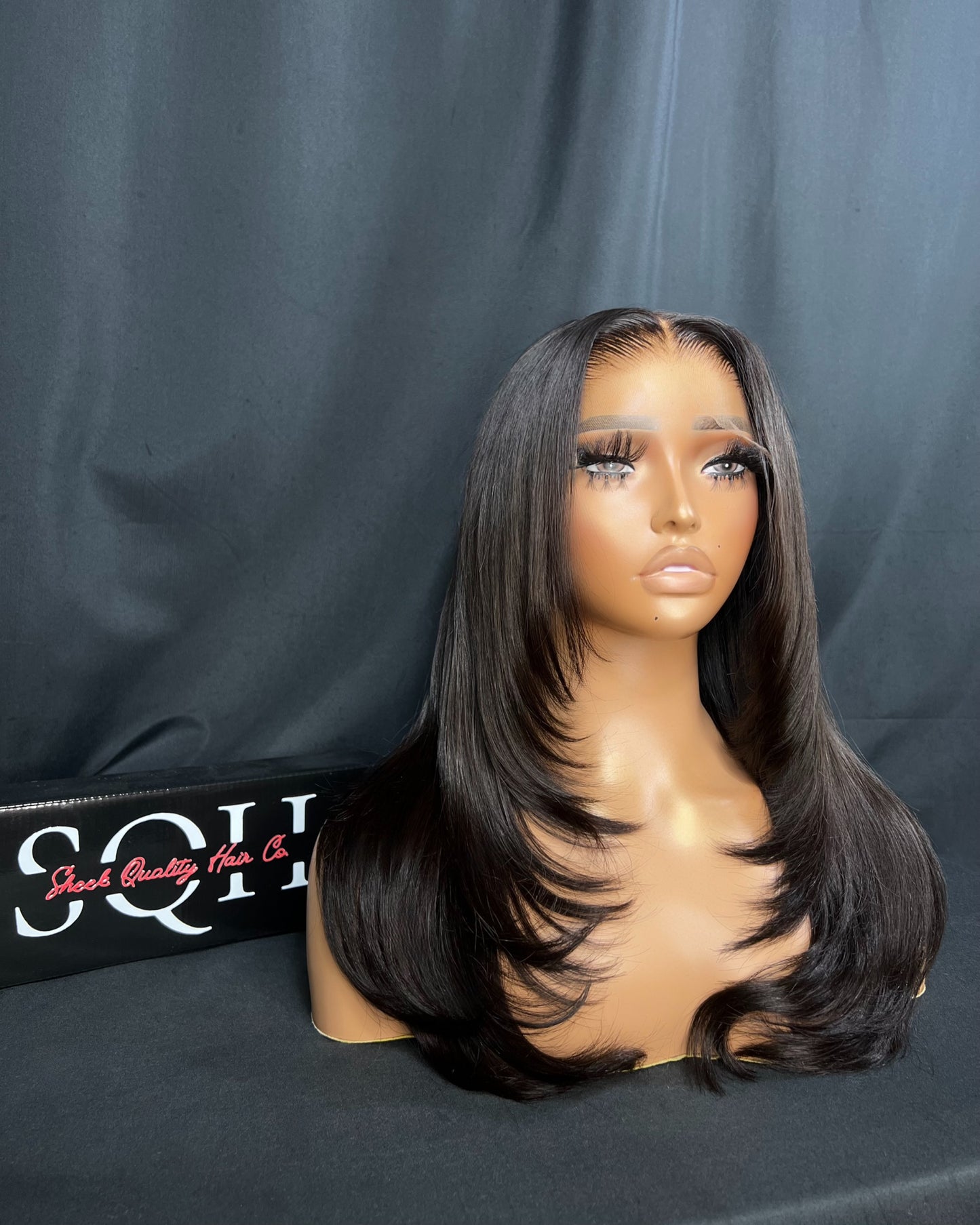 “ELIZABETH” 5x5 HD LACE CLOSURE, 16-INCH, BODY WAVE, LAST 3 PLUS YEARS, READY TO SHIP WIG