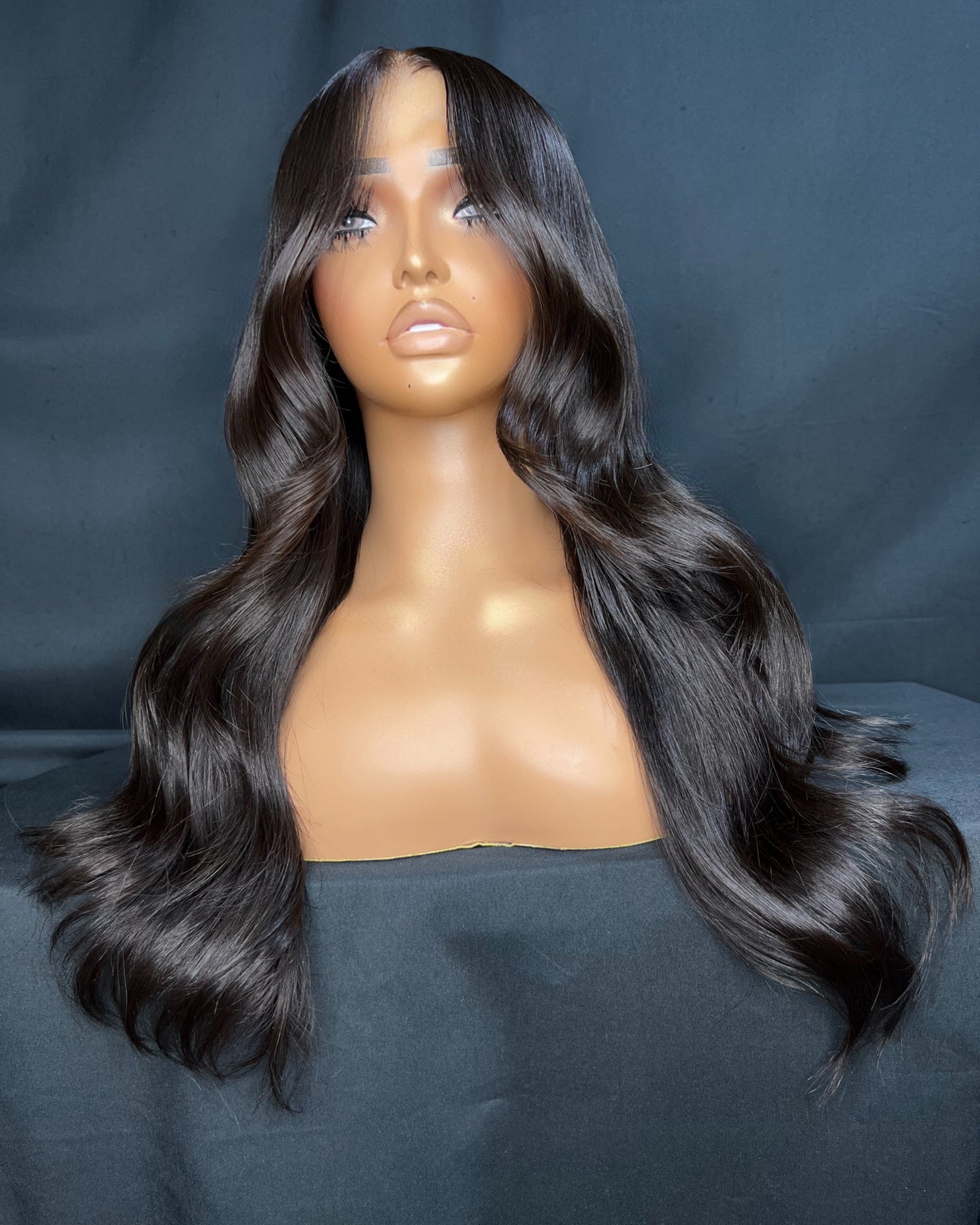 “SANTANA" 5X5 HD LACE CLOSURE, LAST 3 YEARS PLUS, STRAIGHT TEXTURE, 18-INCHES, READY TO SHIP WIG