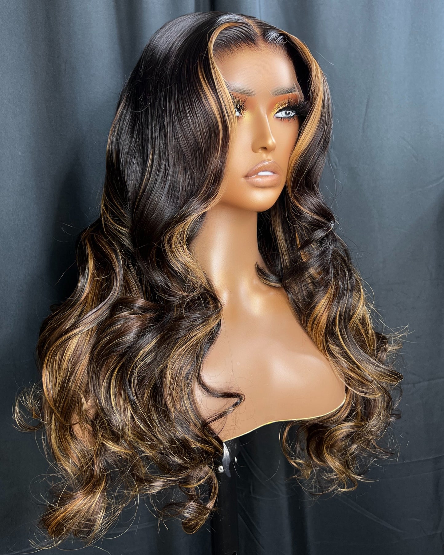 "SHANTAE" 5X5 HD LACE CLOSURE, 20 POLEGADAS, BALAYAGE, PERUCA PRONTA PARA USAR