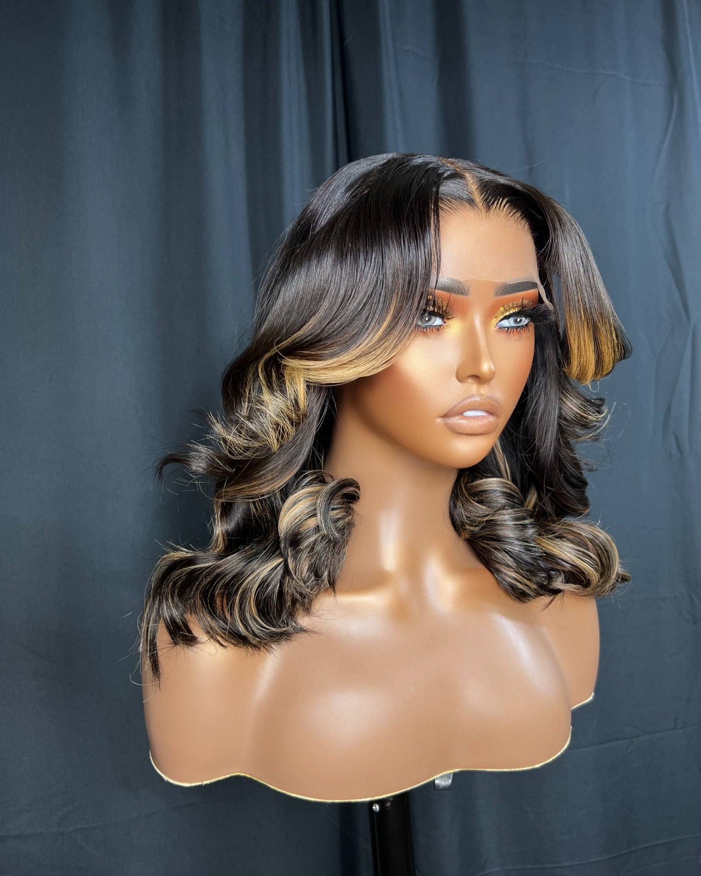 "RAQUEL" 5X5 RENDA TRANSPARENTE, BODY WAVE, 16 POLEGADAS, PERUCA PRONTA PARA USAR