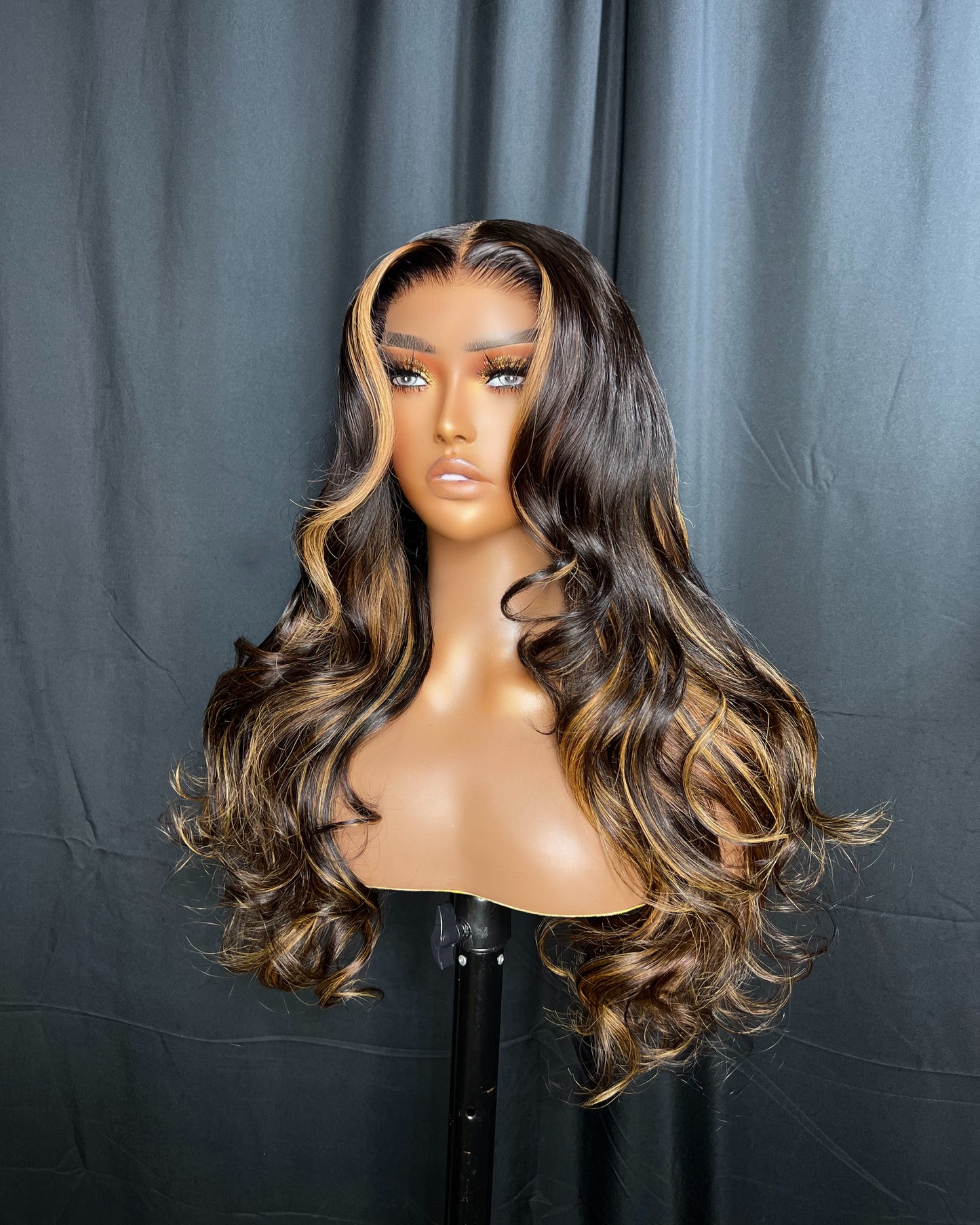 "SHANTAE" 5X5 HD LACE CLOSURE, 20 POLEGADAS, BALAYAGE, PERUCA PRONTA PARA USAR