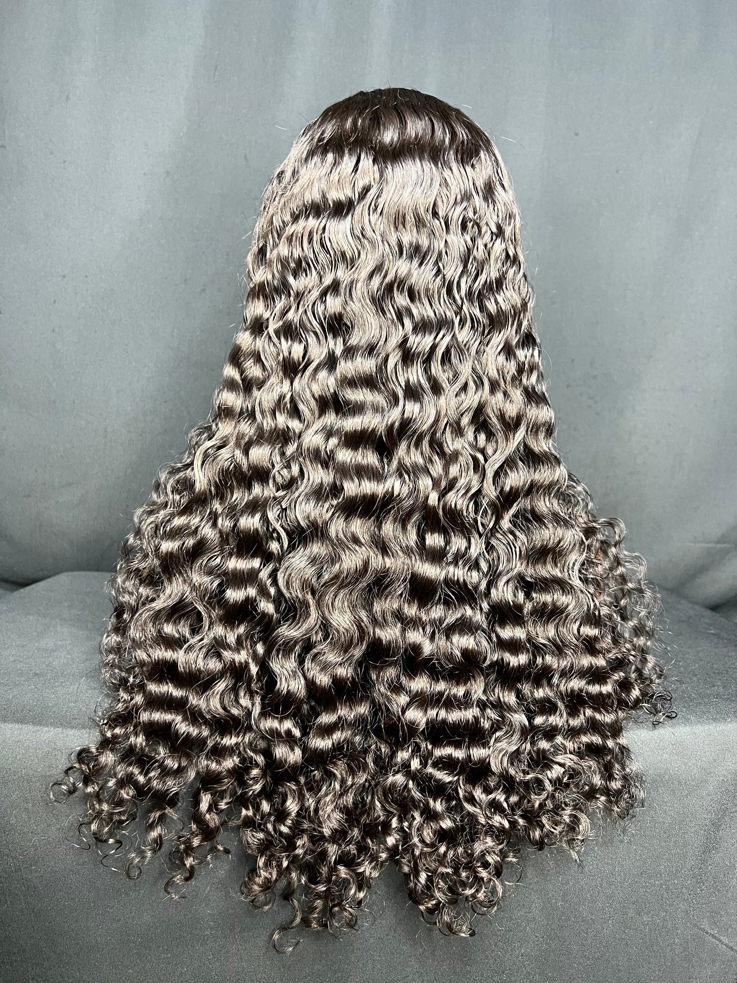“TRINITY” (Ready to Ship Wig) 5X5 CLOSURE, HD LACE, 20-INCH, CURLY, READY TO WEAR WIG