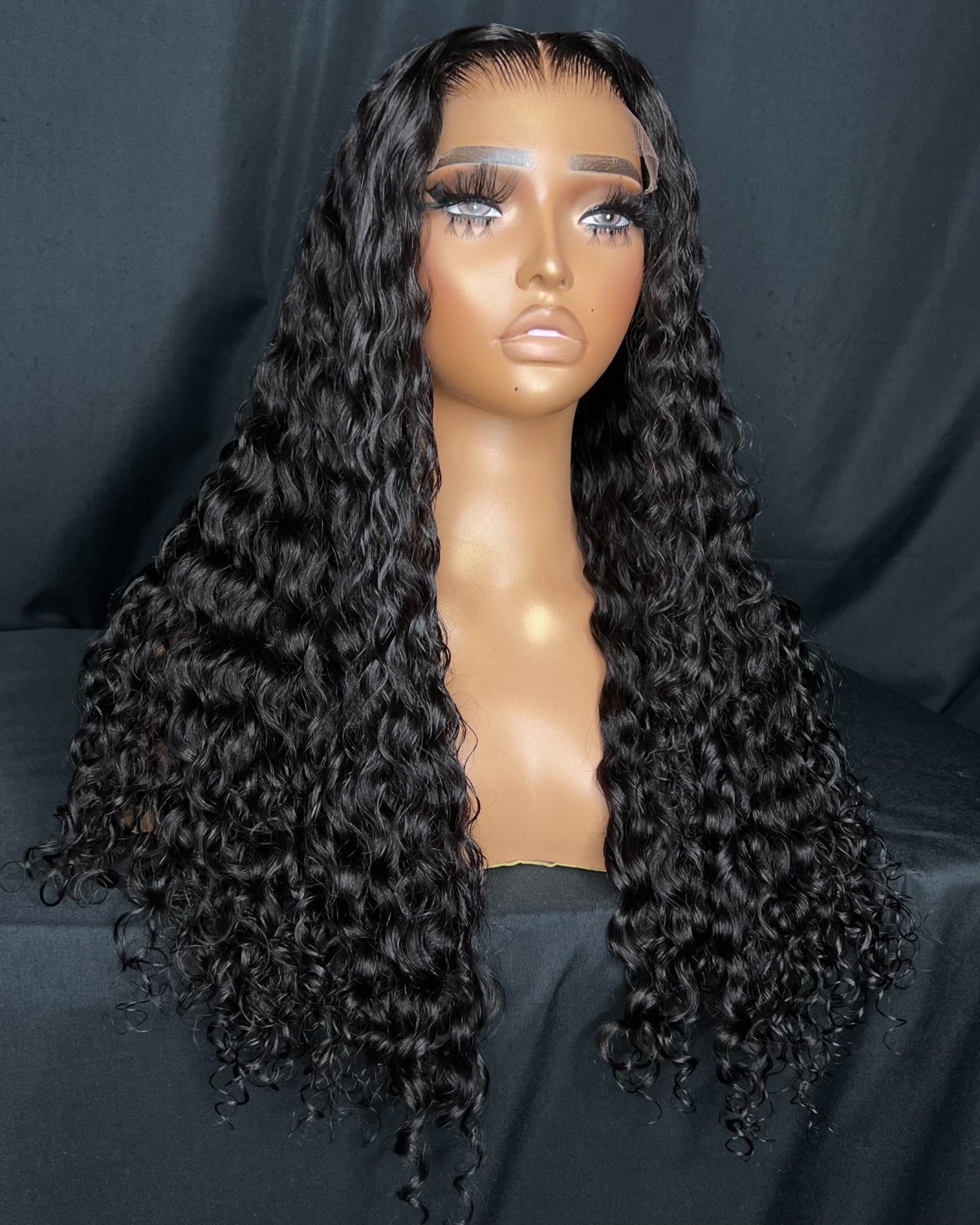 “CLAIRE” 5X5 HD LACE CLOSURE, 22-INCH, GLUE-LESS, BEST CURLY HAIR, READY TO SHIP WIG.