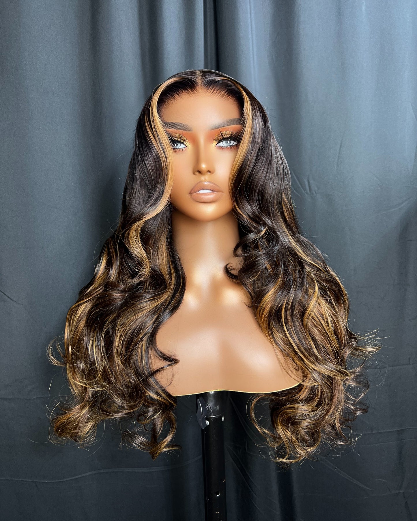 "SHANTAE" 5X5 HD LACE CLOSURE, 20 POLEGADAS, BALAYAGE, PERUCA PRONTA PARA USAR