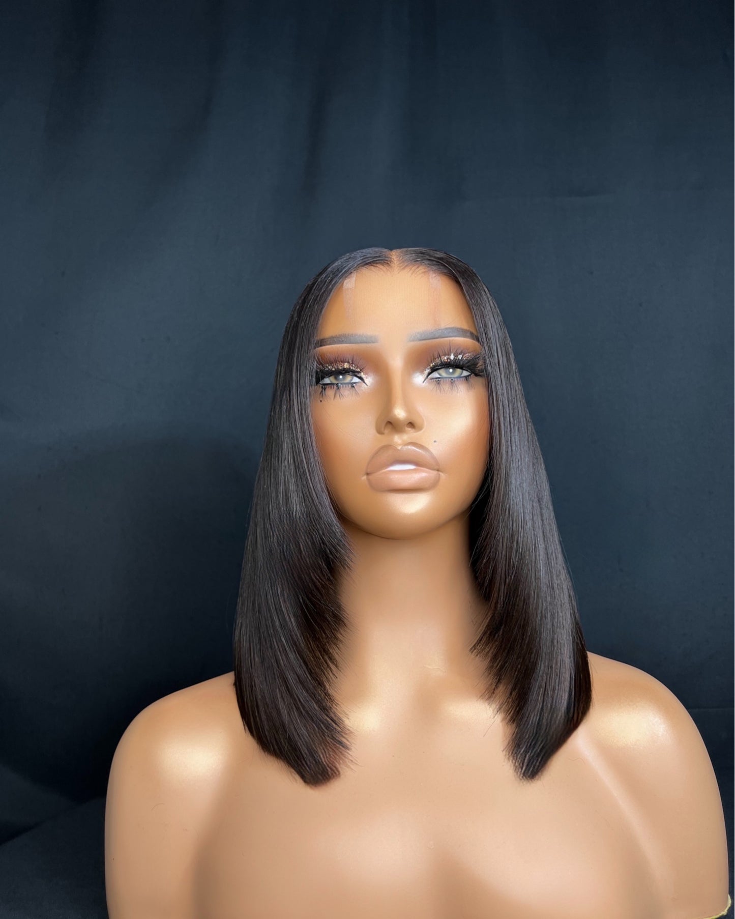 “PILLAR” LARGE CAP, 2x6 CLOSURE, HD LACE, STRAIGHT, BLUNT CUT BOB, LAST 3 YEAR PLUS, READY TO SHIP WIG
