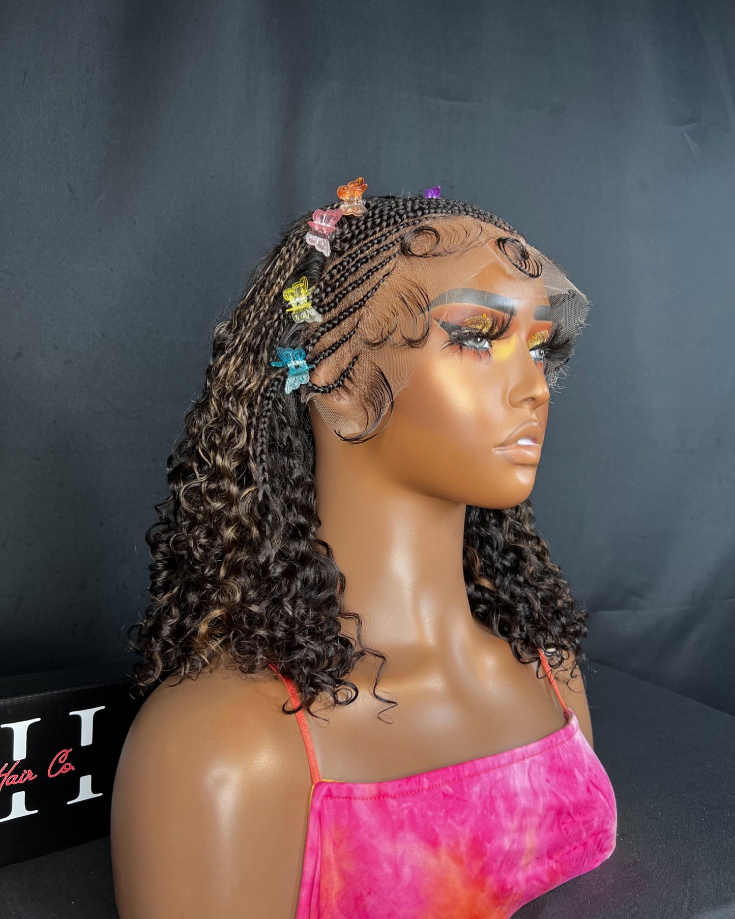 “SORAYA” 13x4 FRONTAL, HD LACE, CURLY, 12-INCH, READY TO SHIP WIG