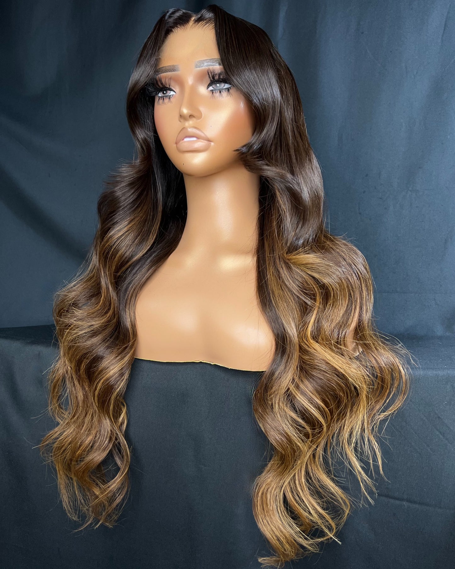 “FIANNA” 6x6 CLOSURE, TRANSPARENT LACE, BODY WAVE, 22-INCH, LAST 3 YEARS PLUS, READY TO SHIP WIG