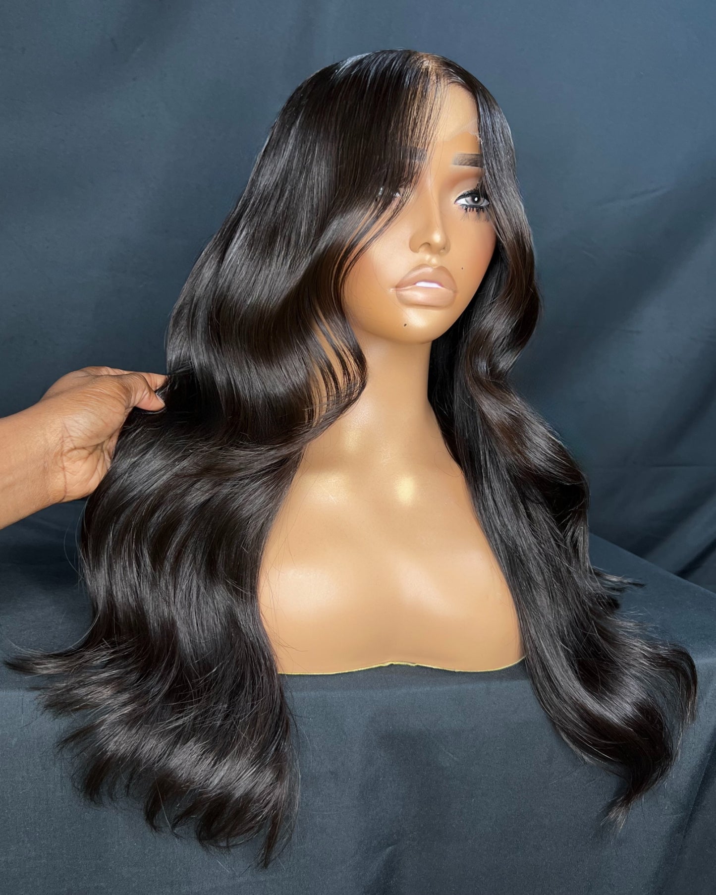 “SANTANA" 5X5 HD LACE CLOSURE, LAST 3 YEARS PLUS, STRAIGHT TEXTURE, 18-INCHES, READY TO SHIP WIG