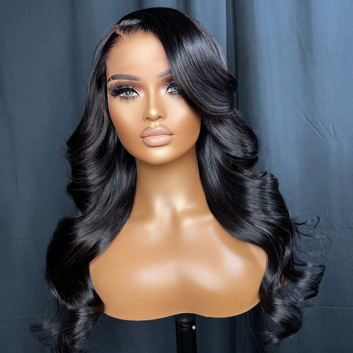 “BERNICE” READY TO SHIP WIG, GLUELESS LACE WIG, 5X5 TRANSPARENT LACE CLOSURE, 20 INCH BEAUTIFUL WIG