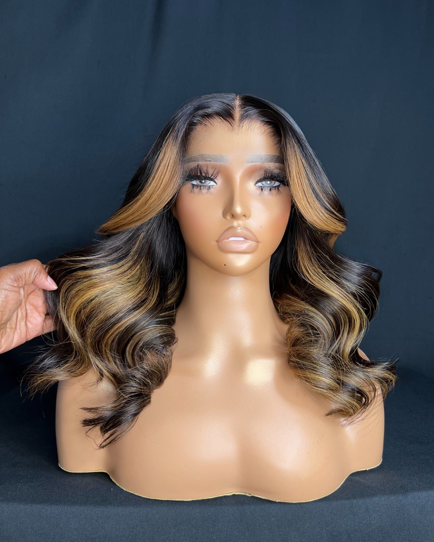 “KENNA” 5x5 HD LACE CLOSURE, 16-INCH, BODY WAVE, LAST 3 PLUS YEARS, READY TO SHIP WIG