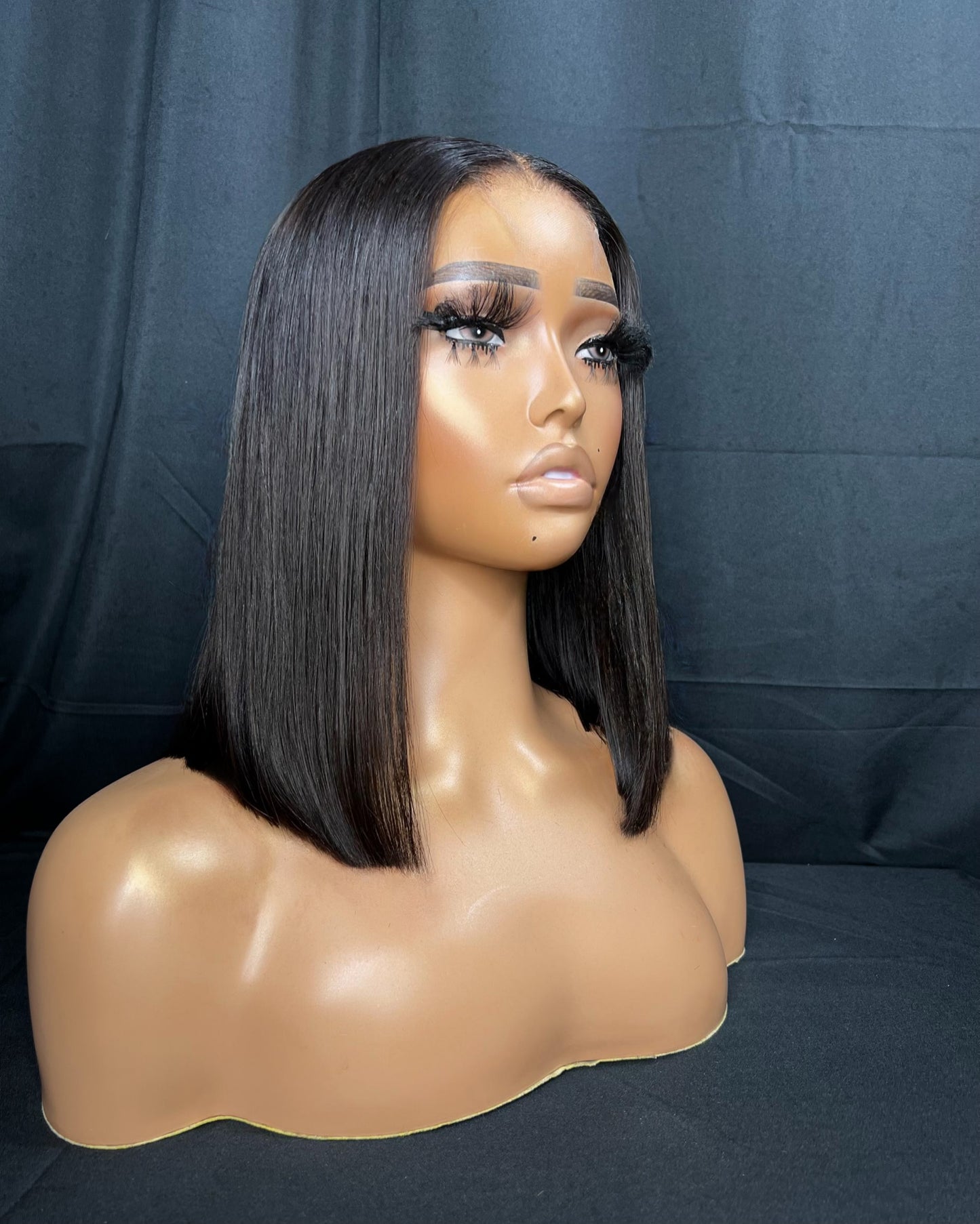 “MONTANA” 2x6 CLOSURE, HD LACE, 13-INCH, STRAIGHT, BLUNT CUT WIG, LAST 1-2 YEARS, READY TO SHIP WIG