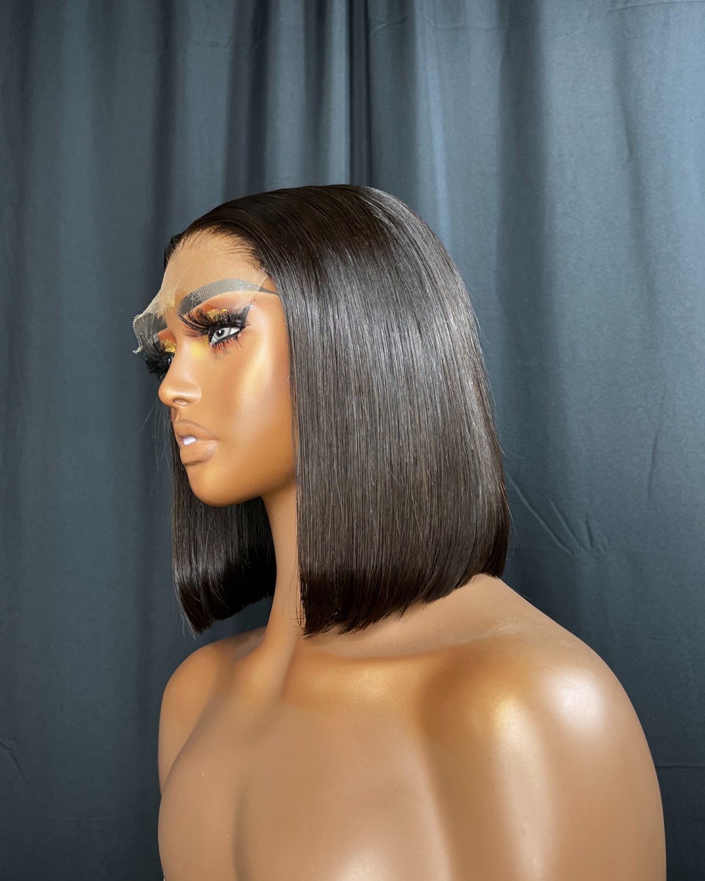 “ARLET” 5x5 HD LACE, 12 POLEGADAS, PERUCA BOB