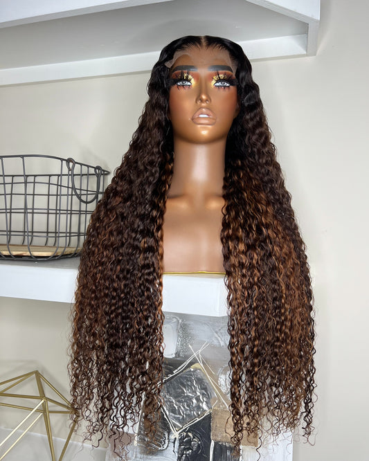 WIG 6, 5X5 CLOSURE, HD LACE, 30-INCH, CURLY WIG