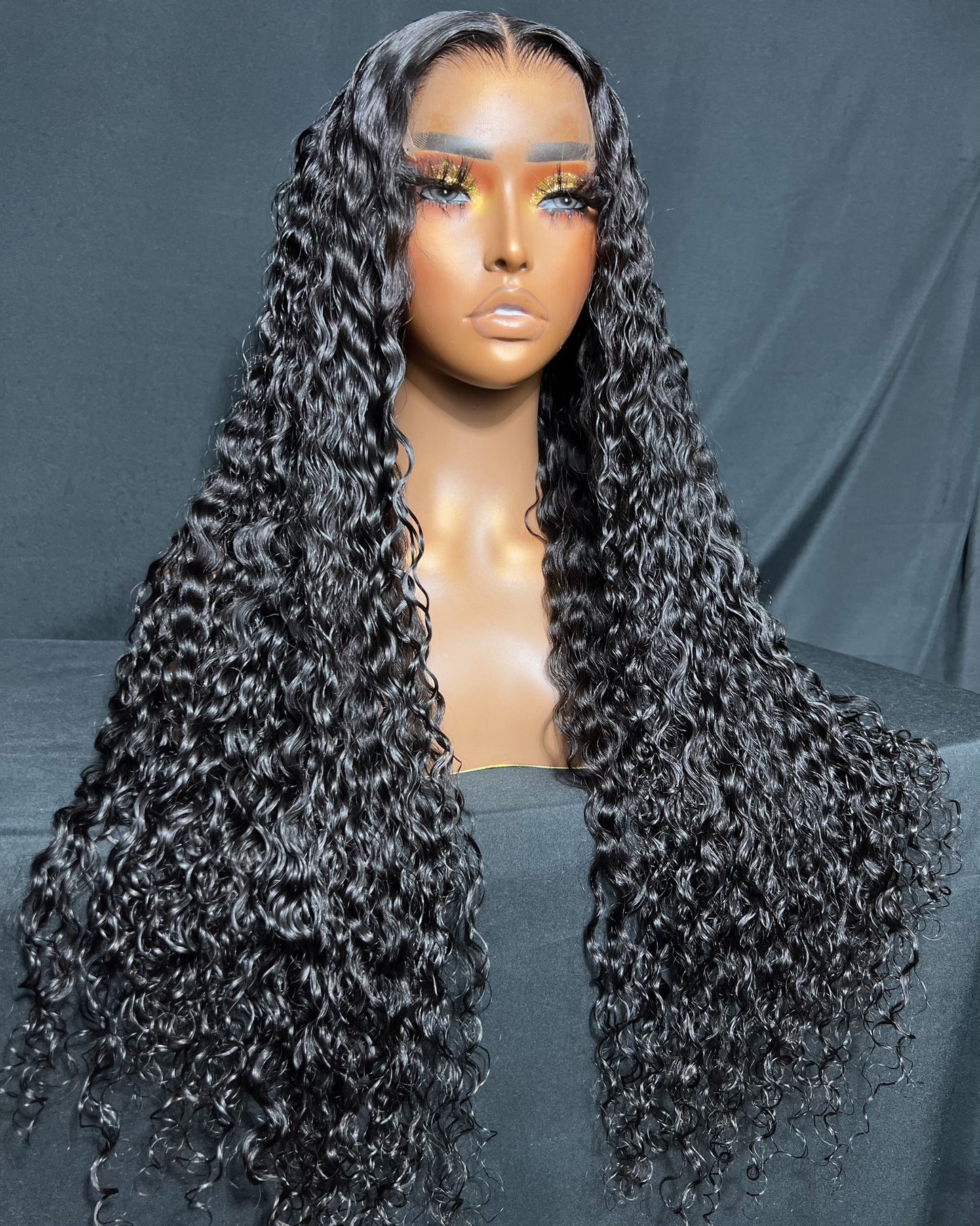 “ALANNA” (Ready to Ship Wig) 5X5 CLOSURE, HD LACE, 28-INCH, CURLY, READY TO WEAR WIG