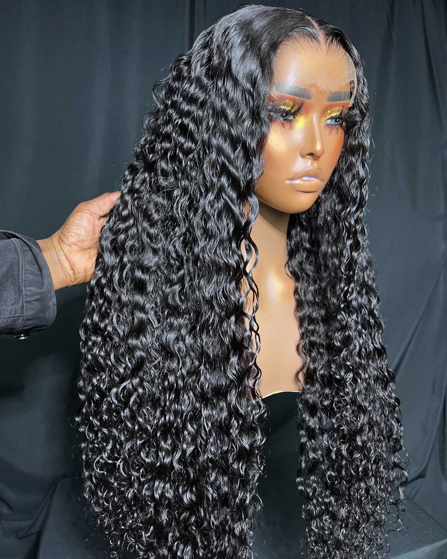 “ALANNA” (Ready to Ship Wig) 5X5 CLOSURE, HD LACE, 28-INCH, CURLY, READY TO WEAR WIG