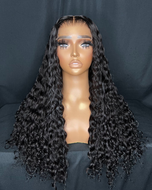 “CLAIRE” 5X5 HD LACE CLOSURE, 22-INCH, GLUE-LESS, BEST CURLY HAIR, READY TO SHIP WIG