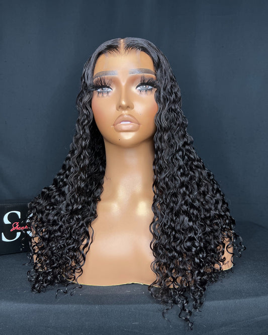 "TYLA" (Ready to Ship Wig) 2X6 CLOSURE, HD LACE, 12-INCH, CURLY, READY TO WEAR WIG