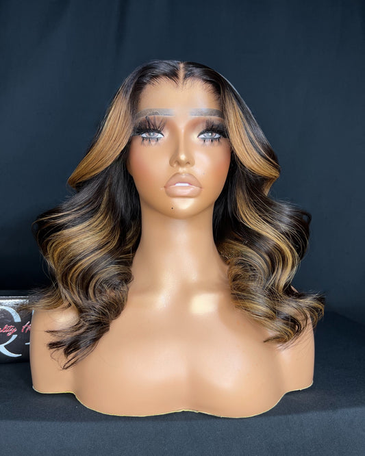 “KENNA” 5x5 HD LACE CLOSURE, 16-INCH, BODY WAVE, LAST 3 PLUS YEARS, READY TO SHIP WIG