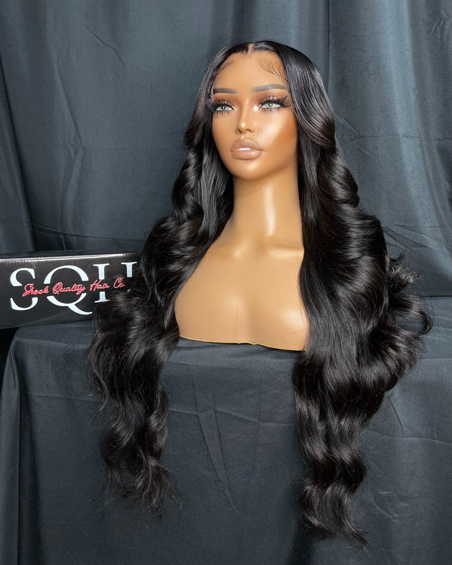 "DEVYN" 5X5 CLOSURE, HD LACE, 22-INCHES, BODY WAVE, READY TO SHIP WIGS