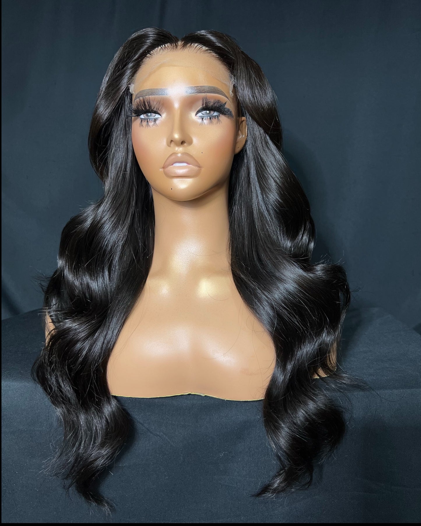 “DAIJAH” (Ready to Ship Wig) 5X5 CLOSURE, HD LACE, 20-INCH, CURLY, READY TO WEAR WIG