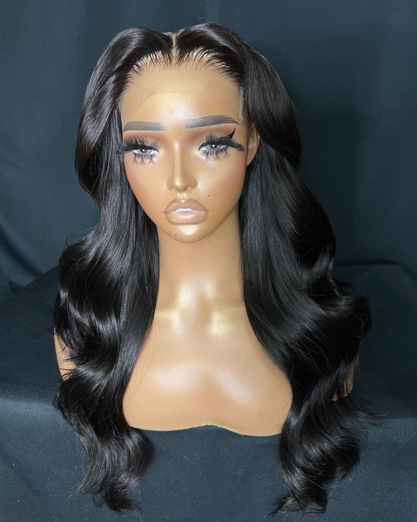 “DAIJAH” (Ready to Ship Wig) 5X5 CLOSURE, HD LACE, 20-INCH, CURLY, READY TO WEAR WIG