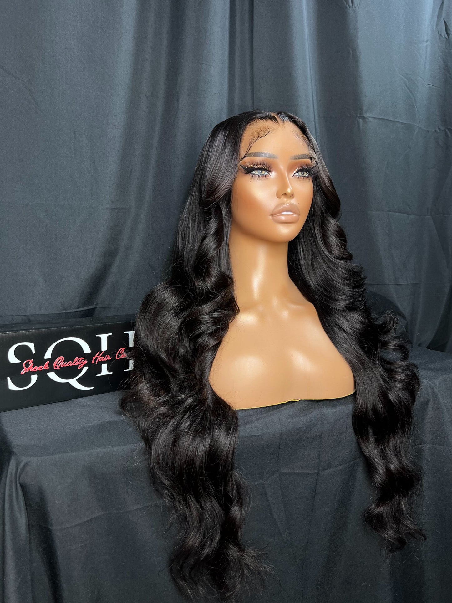 "DEVYN" 5X5 CLOSURE, HD LACE, 22-INCHES, BODY WAVE, READY TO SHIP WIGS