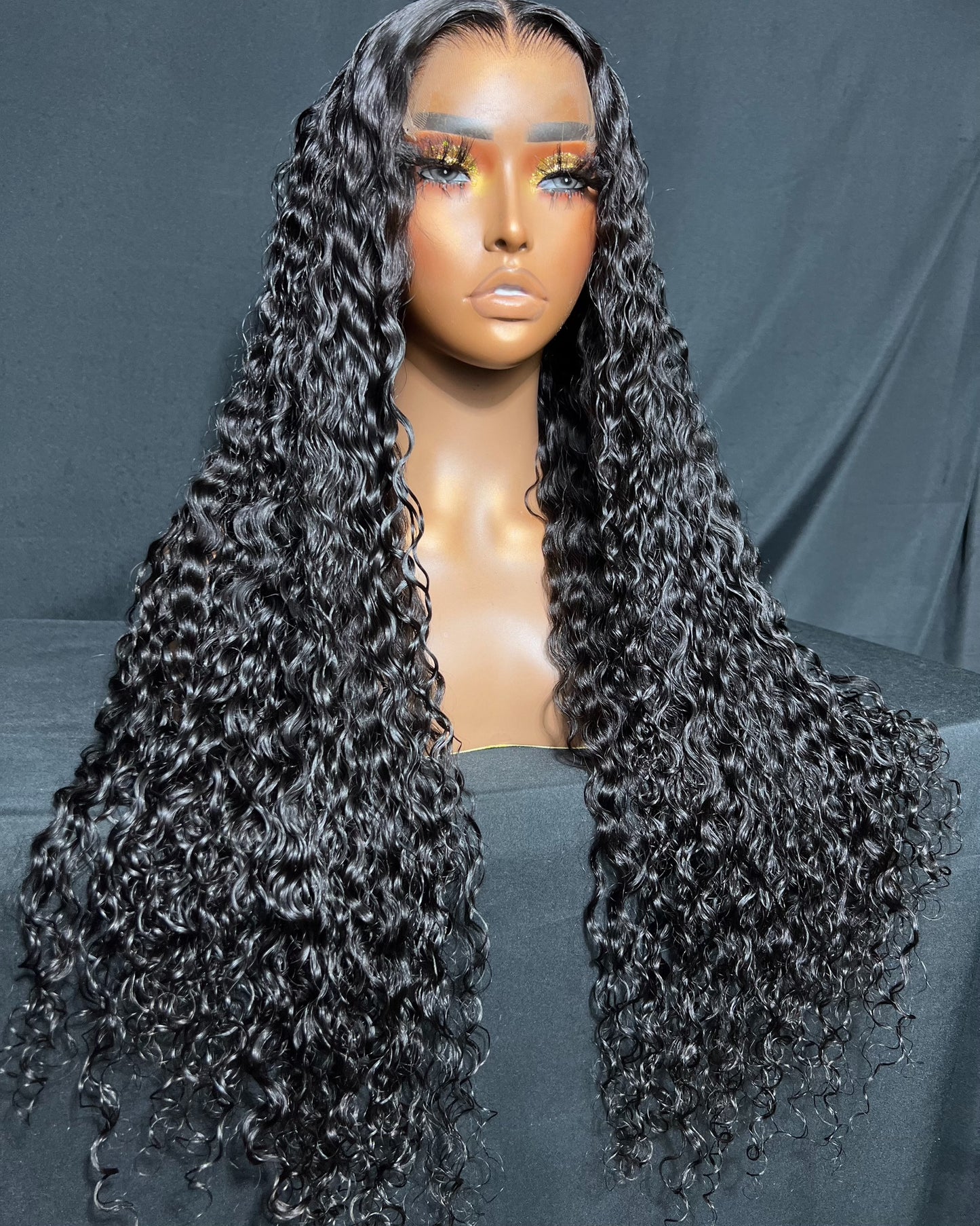 “ALANNA” (Ready to Ship Wig) 5X5 CLOSURE, HD LACE, 28-INCH, CURLY, READY TO WEAR WIG