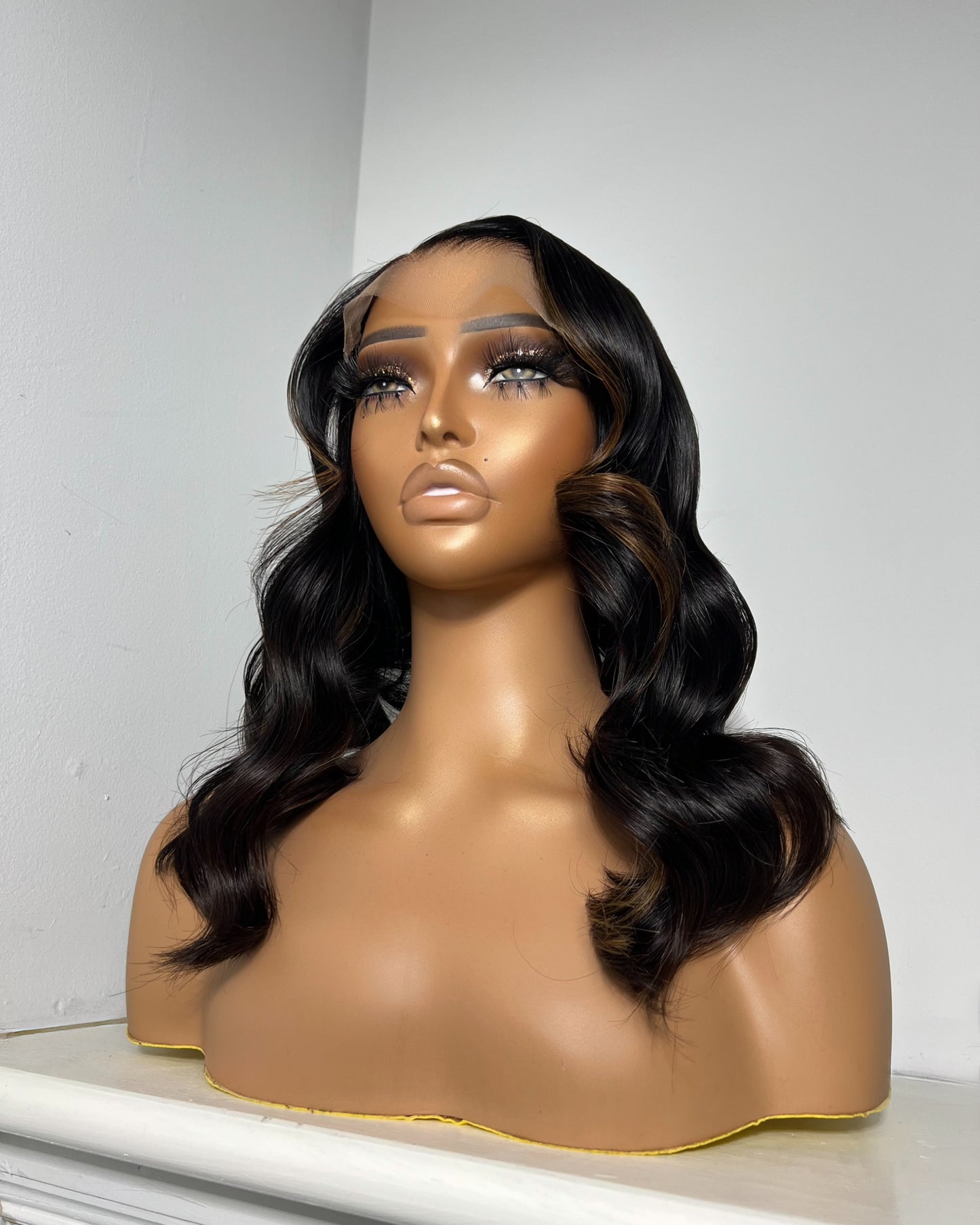 “KEYLANI” (Ready to Ship Wig) PRE-MADE, 5x5 CLOSURE, TRANSPARENT LACE, 14-INCH, STRAIGHT, READY TO WEAR WIG