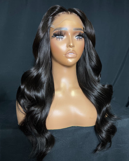 “Daijah” (Ready to Ship Wig) 5X5 CLOSURE, HD LACE, 20-INCH, CURLY, READY TO WEAR WIG