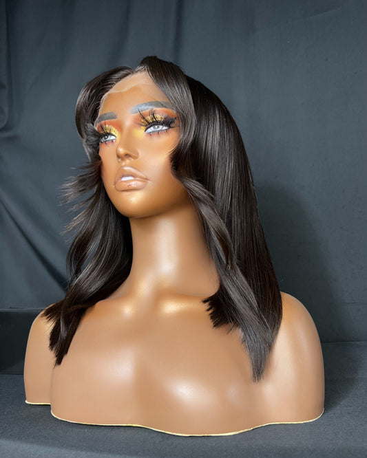 “KYNDRA” READY TO SHIP WIG, CLOSURE WIG, 5X5 CLOSURE, HD LACE, 15-INCH, STRAIGHT WIG
