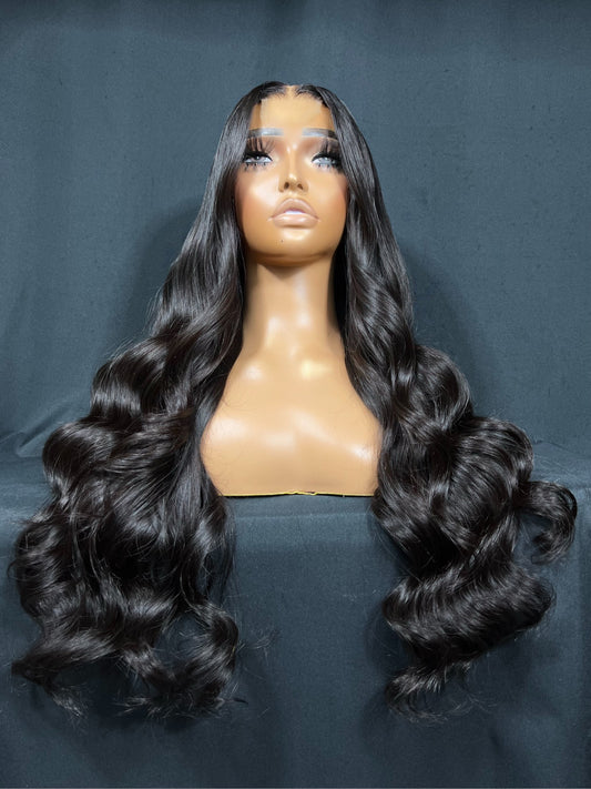 WIG 11, 2X6 CLOSURE, HD LACE, 22-INCH, BODY WAVE, MEDIUM CAP, READY TO SHIP WIG