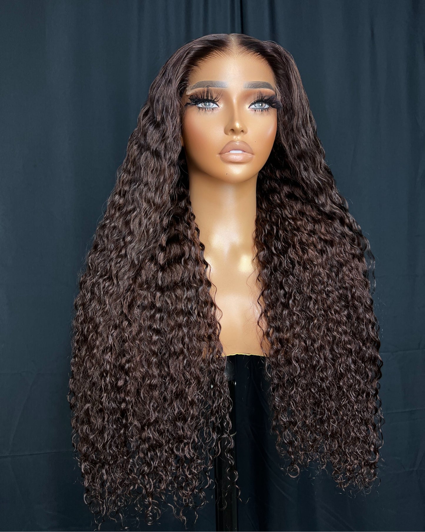 “TALIYAH” 5x5 HD LACE CLOSURE, 26 INCHES, CURLY, READY TO WEAR WIG