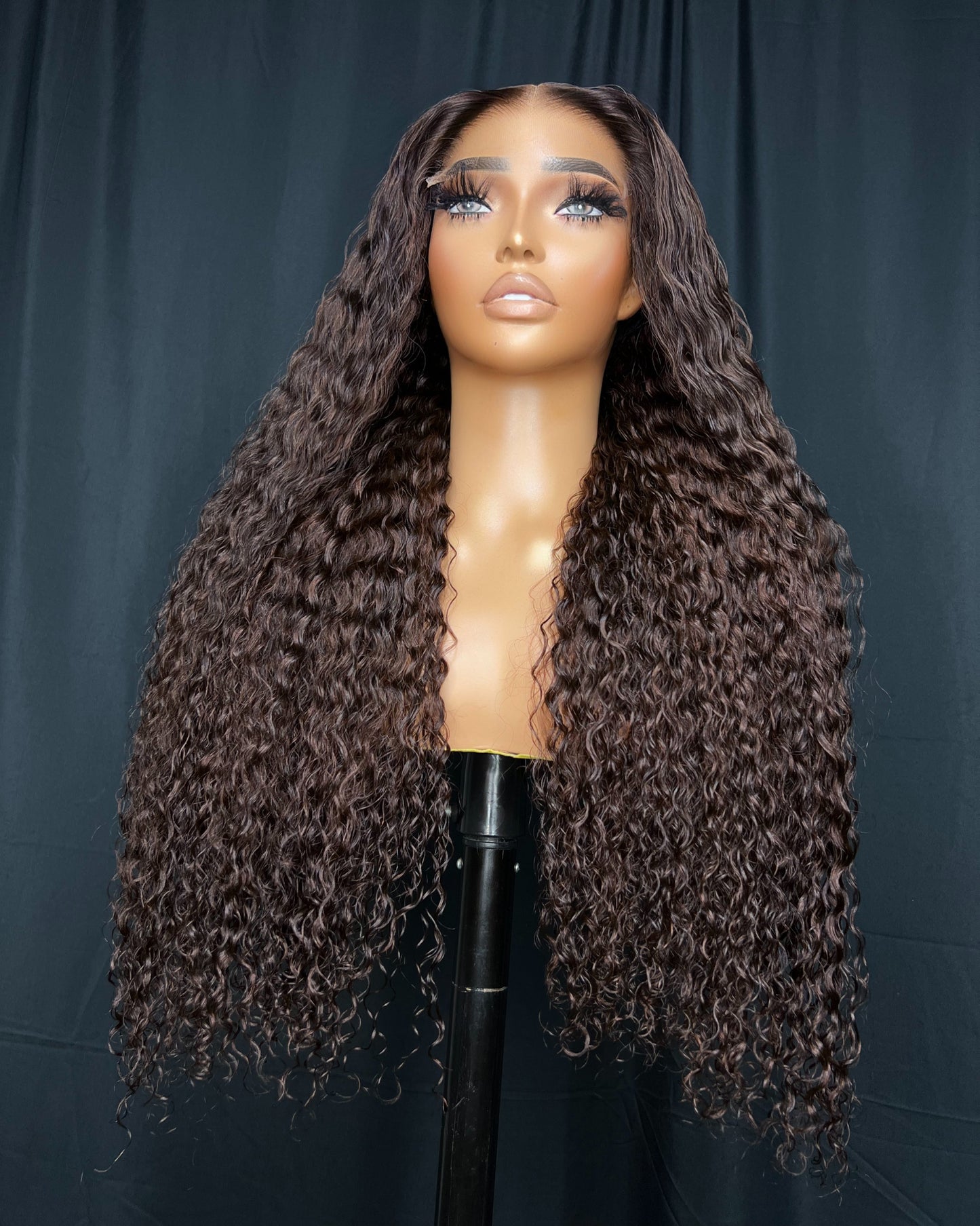 “TALIYAH” 5x5 HD LACE CLOSURE, 26 INCHES, CURLY, READY TO WEAR WIG