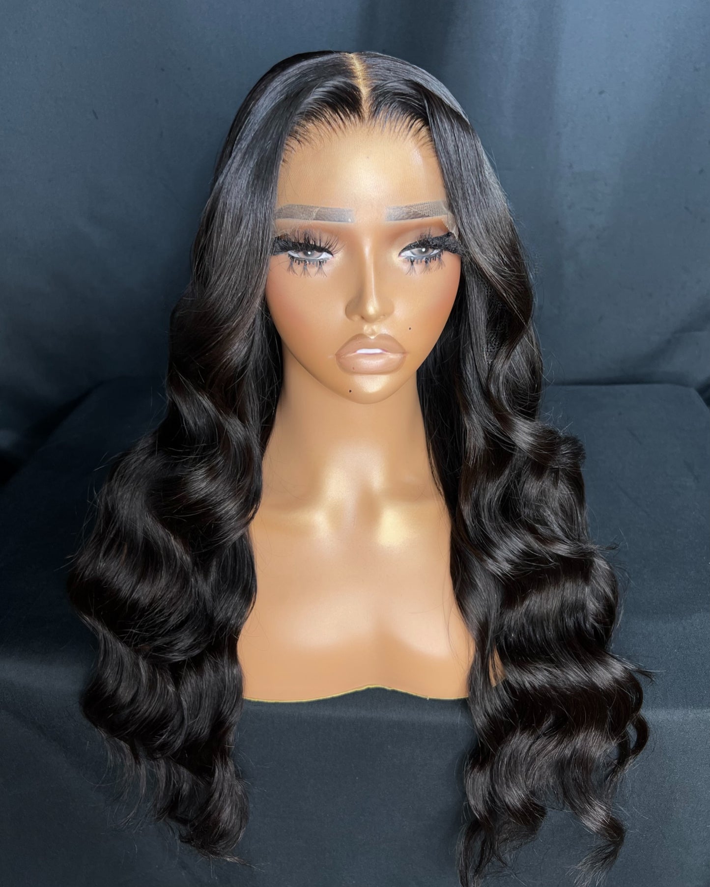 “CHANEL” 5x5 CLOSURE, HD LACE, BODY WAVE, 20-INCH, LAST 3 YEAR PLUS, READY TO SHIP WIG