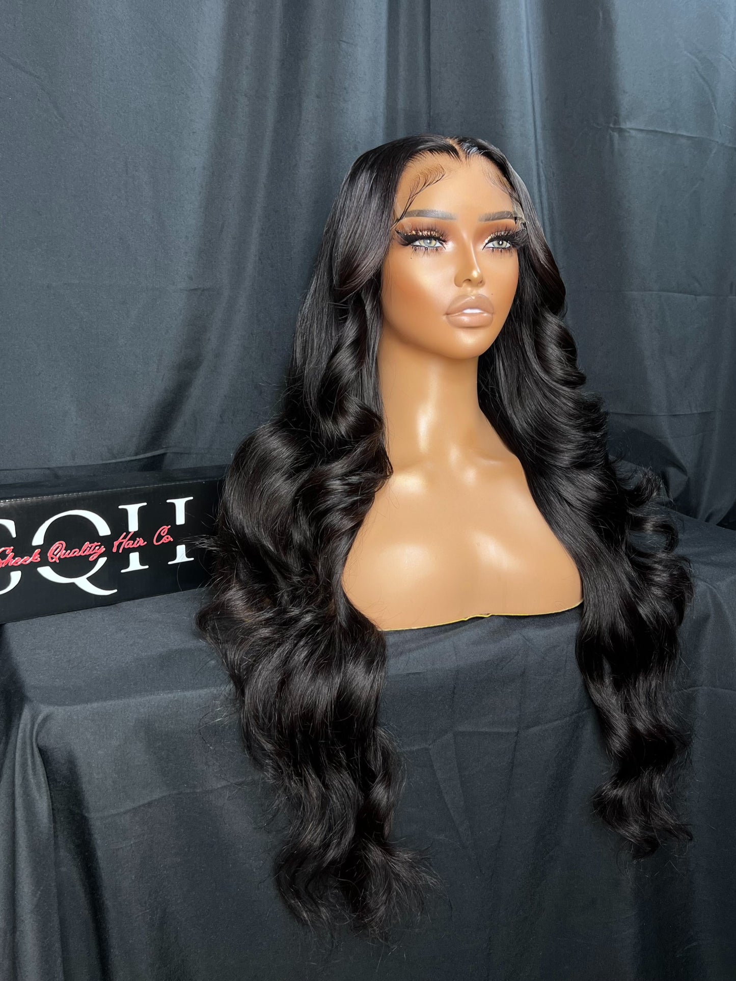 "DEVYN" 5X5 CLOSURE, HD LACE, 22-INCHES, BODY WAVE, READY TO SHIP WIGS