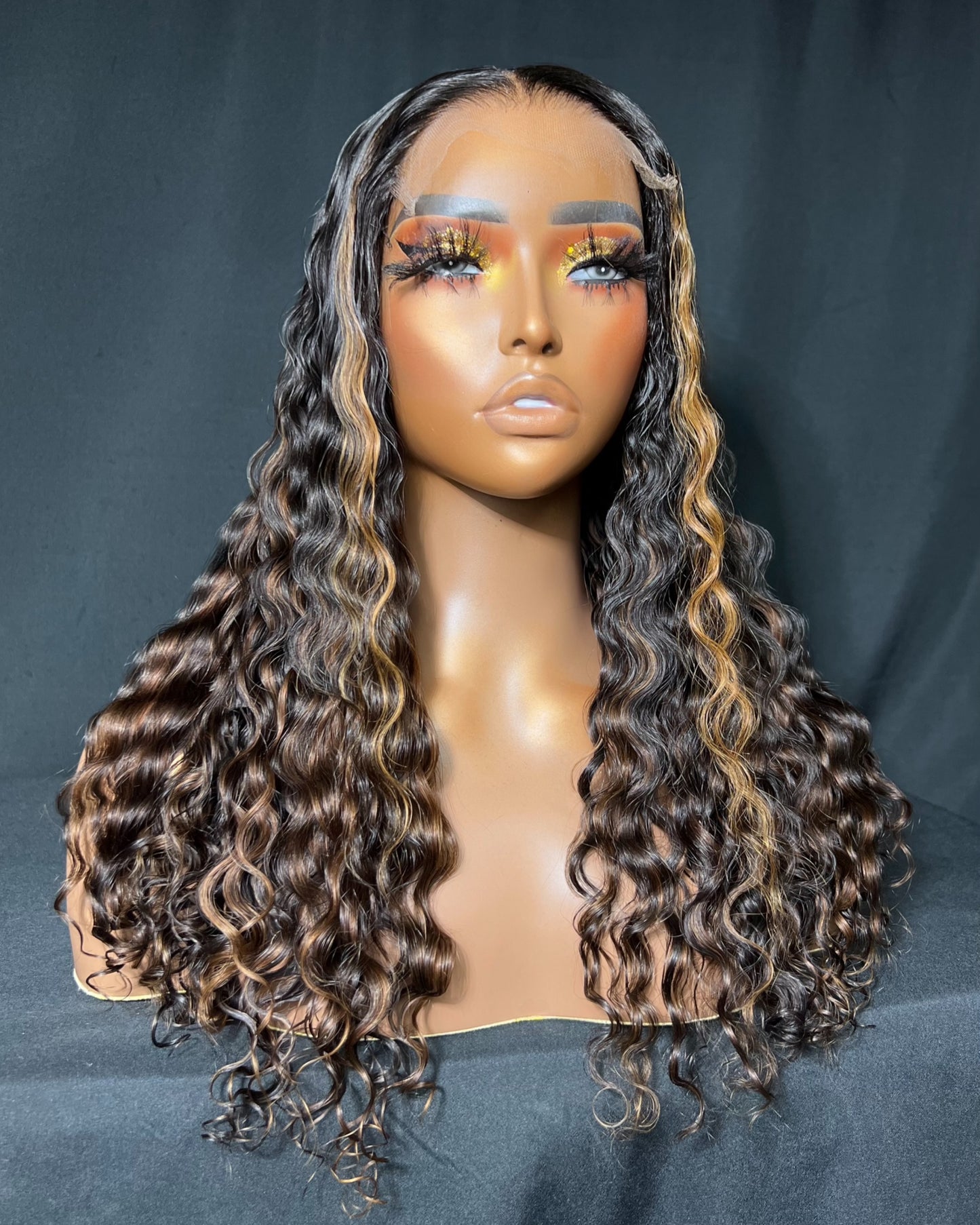 “JALIAH” (Ready to Ship Wig) 5X5 CLOSURE, HD LACE, 18-INCH, CURLY, LAST 2 YEARS PLUS, READY TO WEAR WIG